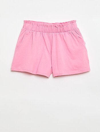 Pack de 2 pantalones cortos con cintura elástica