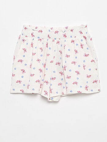Pack de 2 pantalones cortos con cintura elástica