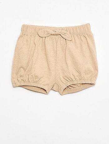 Pack de 2 pantalones cortos con lazos de fantasía