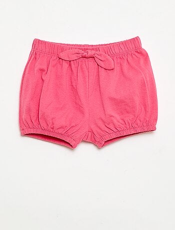 Pack de 2 pantalones cortos con lazos de fantasía