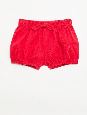 Pack de 2 pantalones cortos con lazos de fantasía