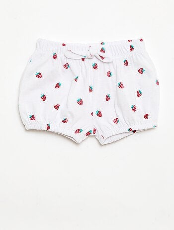 Pack de 2 pantalones cortos con lazos de fantasía