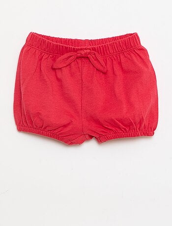 Pack de 2 pantalones cortos con lazos de fantasía