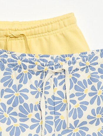 Pack de 2 pantalones cortos de algodón