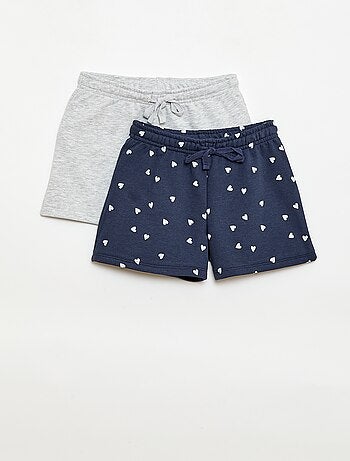 Pack de 2 pantalones cortos de algodón