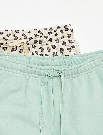Pack de 2 pantalones cortos de algodón