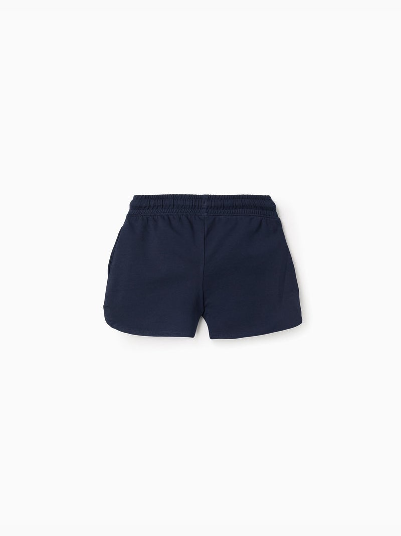 Pack de 2 pantalones cortos de algodón con cordón Amarillo claro - Kiabi