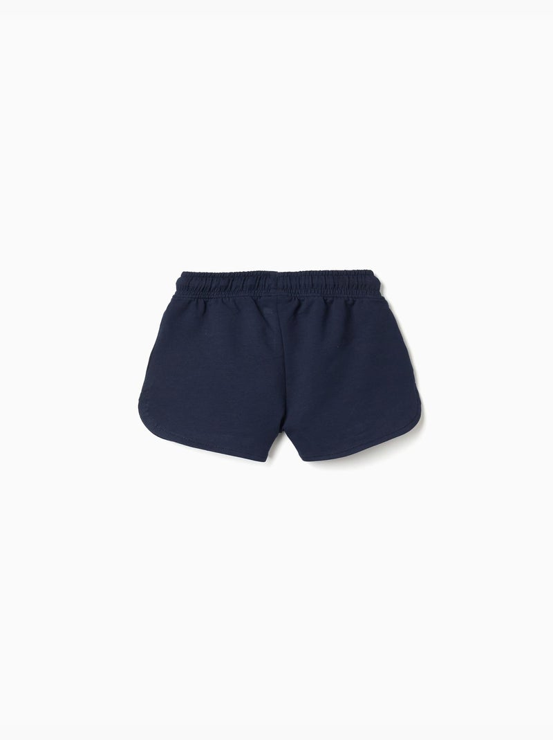 Pack de 2 pantalones cortos de algodón con cordón Rosa - Kiabi