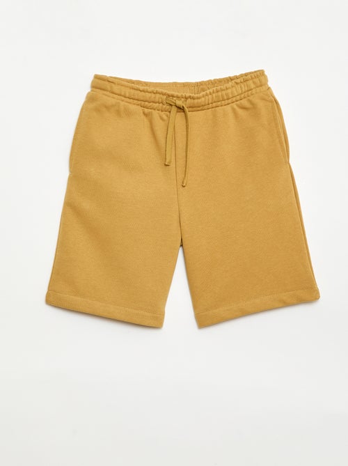 Pack de 2 pantalones cortos de algodón liso - Kiabi