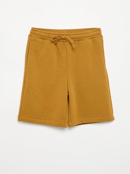 Pack de 2 pantalones cortos de algodón liso - Kiabi Pack de 2 pantalones cortos de algodón liso - Kiabi
