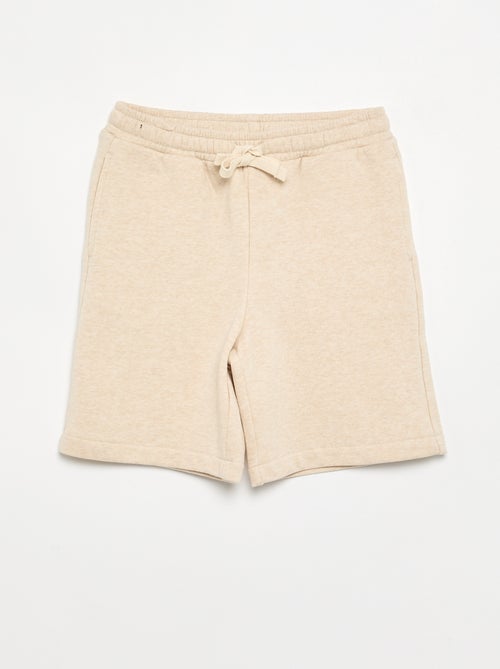 Pack de 2 pantalones cortos de algodón liso - Kiabi Pack de 2 pantalones cortos de algodón liso - Kiabi