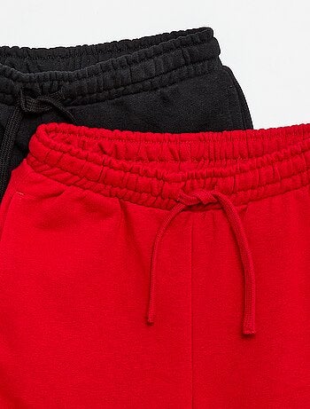 Pack de 2 pantalones cortos de algodón liso