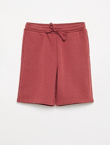 Pack de 2 pantalones cortos de algodón liso