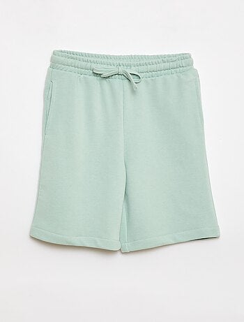 Pack de 2 pantalones cortos de algodón liso