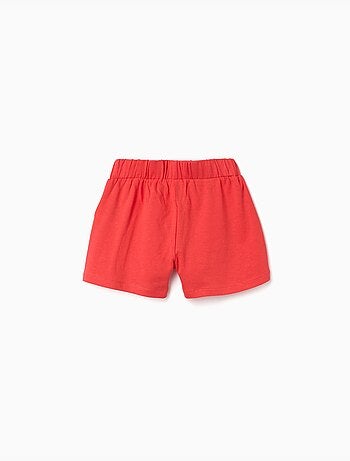 Pack de 2 pantalones cortos de algodón lisos y estampados