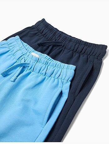 Pack de 2 pantalones cortos de felpa, MO Fashion