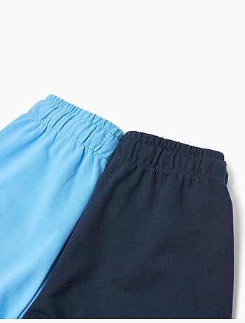 Pack de 2 pantalones cortos de felpa, MO Fashion
