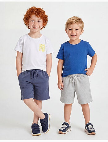 Pack de 2 pantalones cortos de felpa, MO Fashion