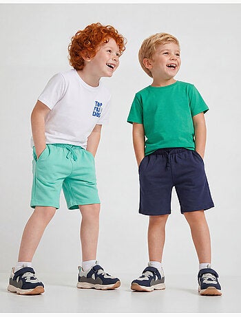 Pack de 2 pantalones cortos de felpa, MO Fashion