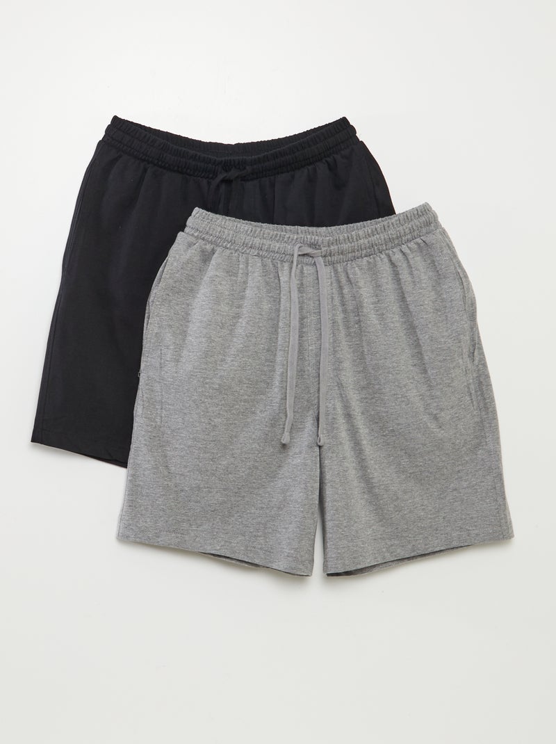 Pack de 2 pantalones cortos de noche AZUL - Kiabi