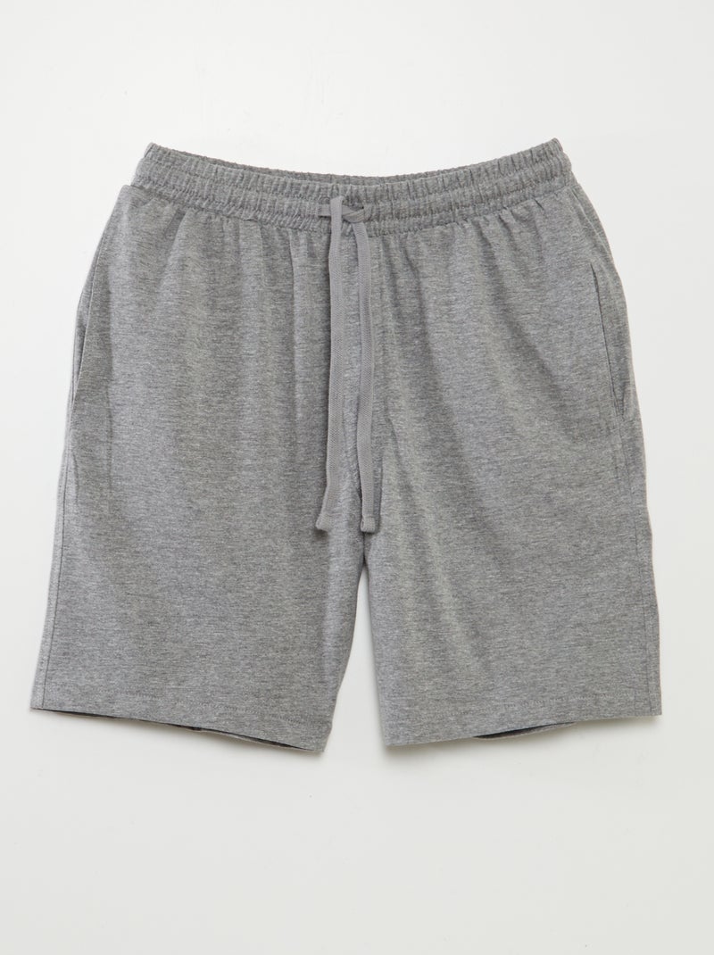 Pack de 2 pantalones cortos de noche AZUL - Kiabi