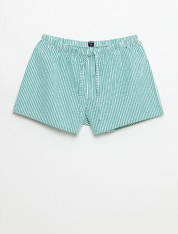 Pack de 2 pantalones cortos de popelina con cordón de algodón