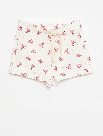 Pack de 2 pantalones cortos de punto