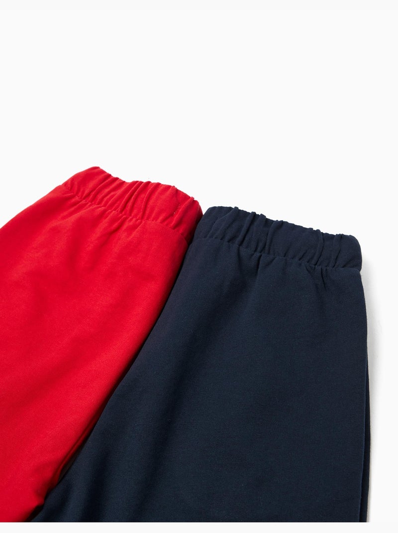 Pack de 2 pantalones cortos, MO Fashion Azul - Kiabi