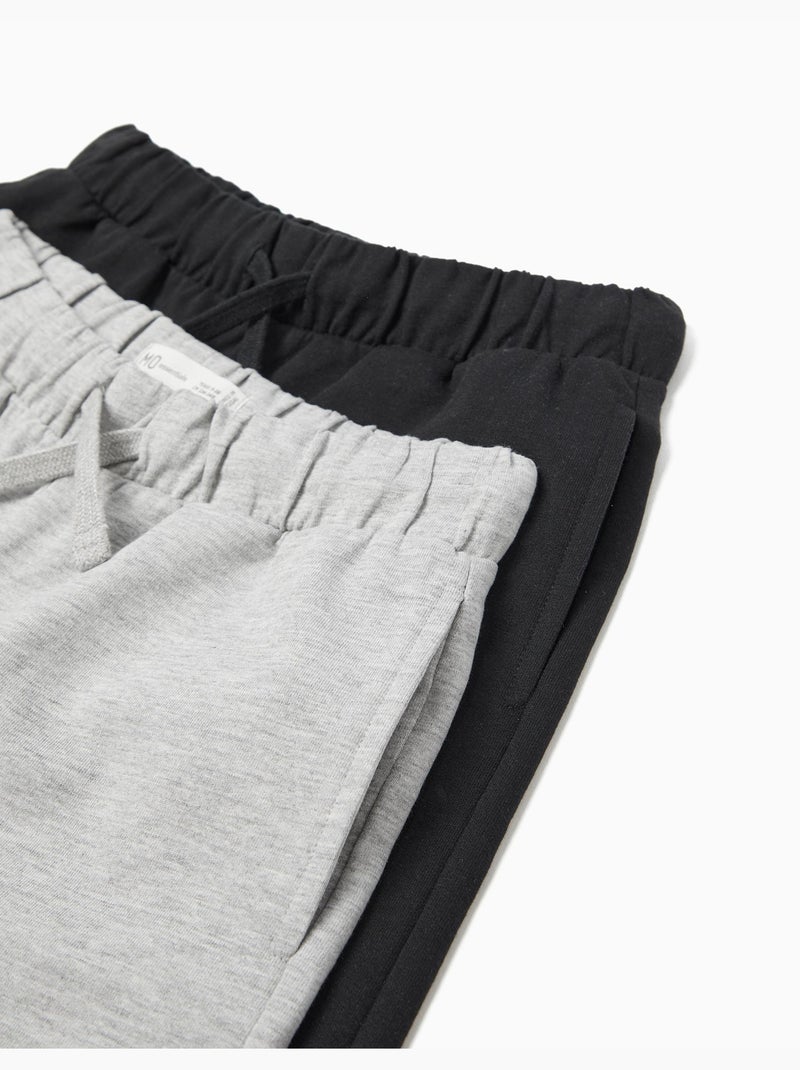 Pack de 2 pantalones cortos, MO Fashion Gris - Kiabi