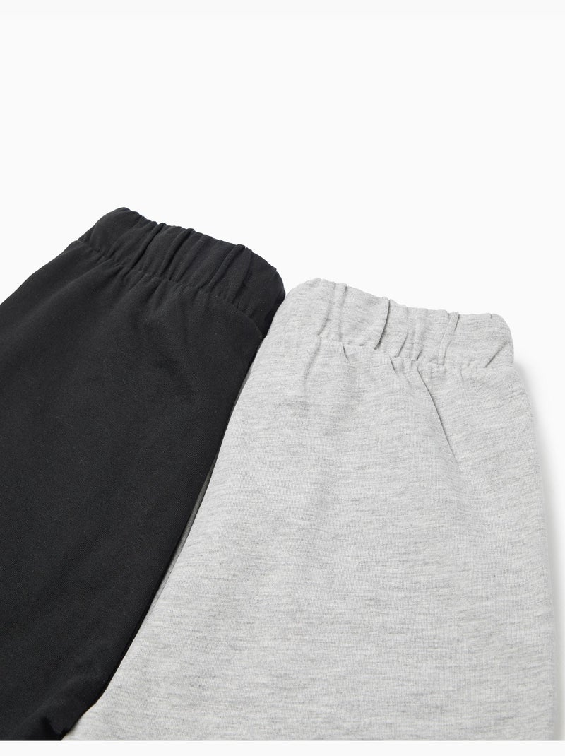 Pack de 2 pantalones cortos, MO Fashion Gris - Kiabi