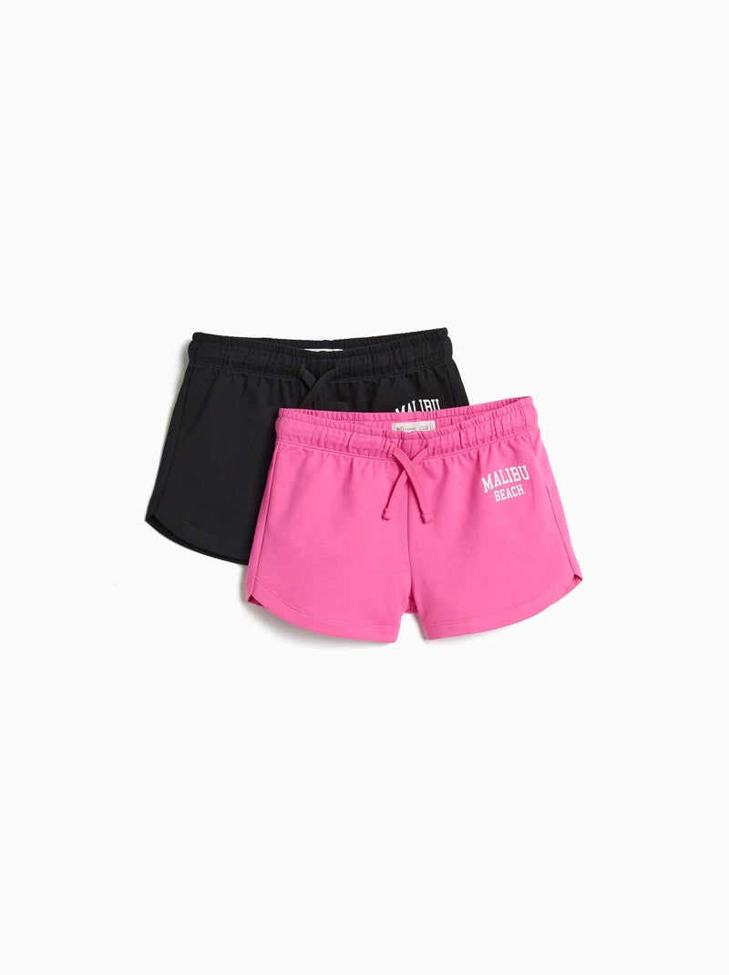 Pack de 2 pantalones cortos, MO Fashion Rosa - Kiabi