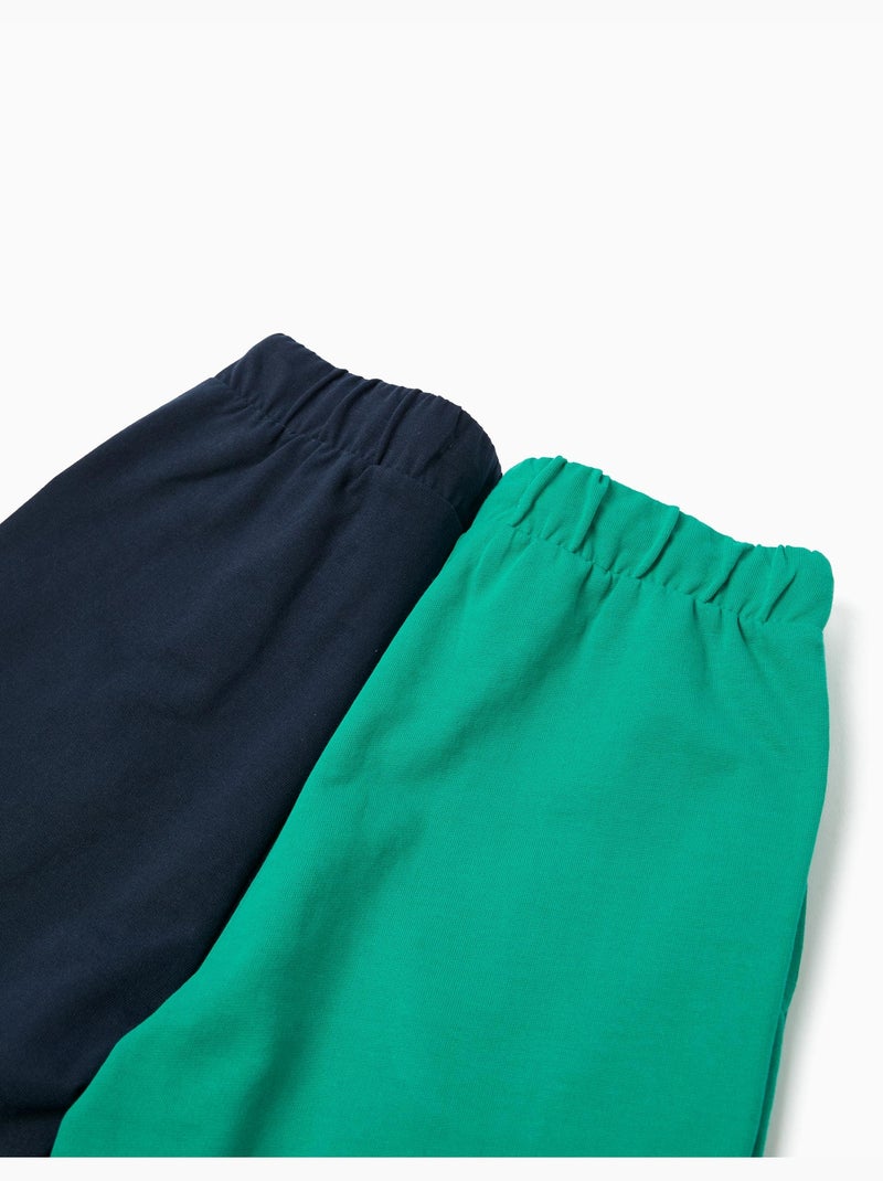 Pack de 2 pantalones cortos, MO Fashion Verde - Kiabi