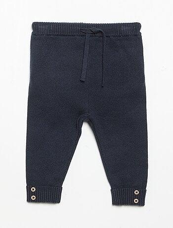 Pack de 2 pantalones de algodón de punto