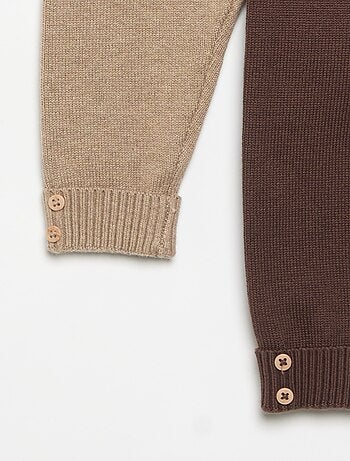 Pack de 2 pantalones de algodón de punto