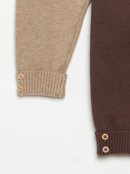 Pack de 2 pantalones de algodón de punto - Kiabi