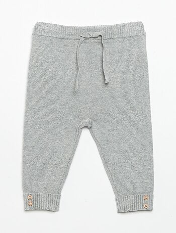 Pack de 2 pantalones de algodón de punto