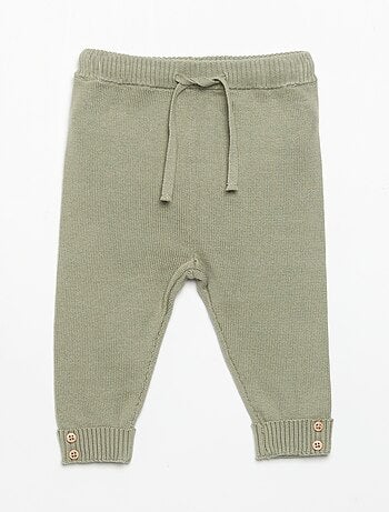 Pack de 2 pantalones de algodón de punto