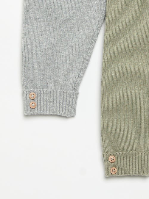 Pack de 2 pantalones de algodón de punto - Kiabi