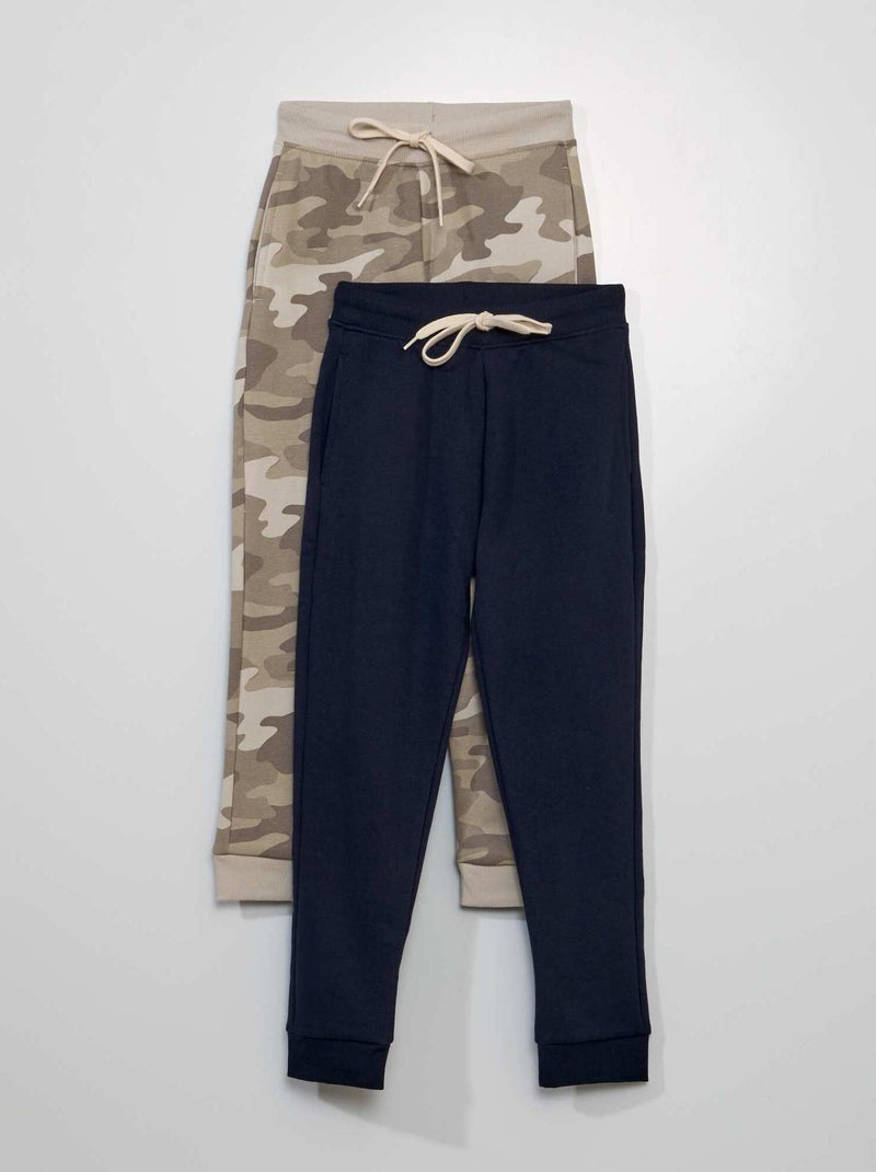 Pack de 2 pantalones de chándal BEIGE - Kiabi