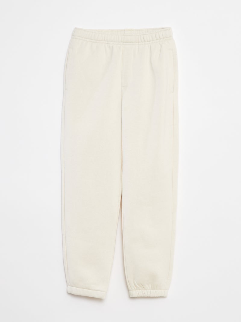 Pack de 2 pantalones de chándal Beige - Kiabi