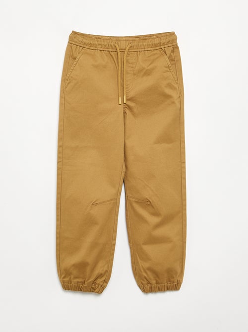 Pack de 2 pantalones de chándal de sarga - Kiabi Pack de 2 pantalones de chándal de sarga - Kiabi