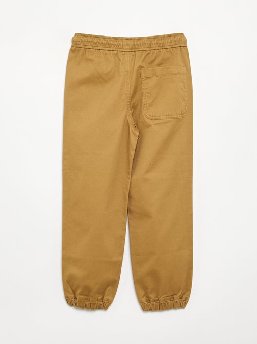 Pack de 2 pantalones de chándal de sarga - Kiabi Pack de 2 pantalones de chándal de sarga - Kiabi