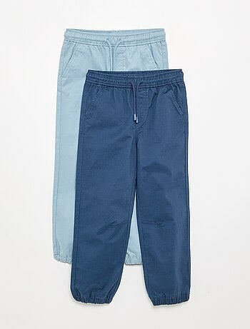 Pack de 2 pantalones de chándal de sarga