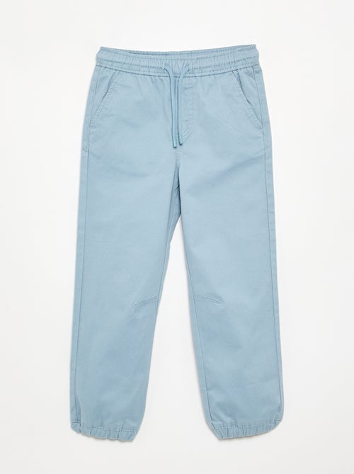 Pack de 2 pantalones de chándal de sarga - Kiabi Pack de 2 pantalones de chándal de sarga - Kiabi