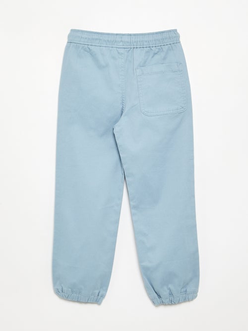 Pack de 2 pantalones de chándal de sarga - Kiabi Pack de 2 pantalones de chándal de sarga - Kiabi