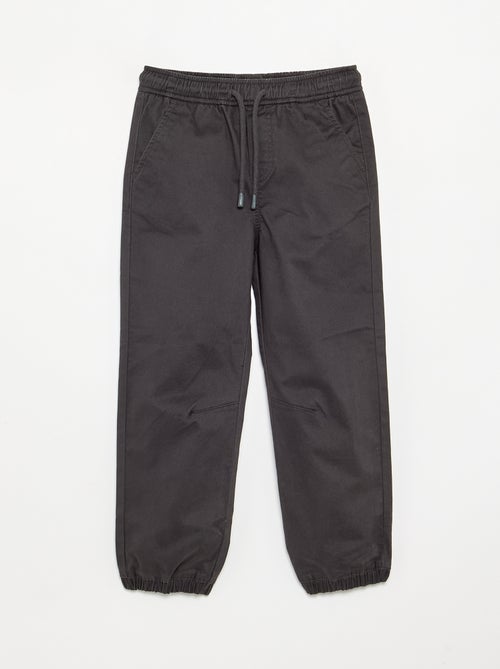 Pack de 2 pantalones de chándal de sarga - Kiabi