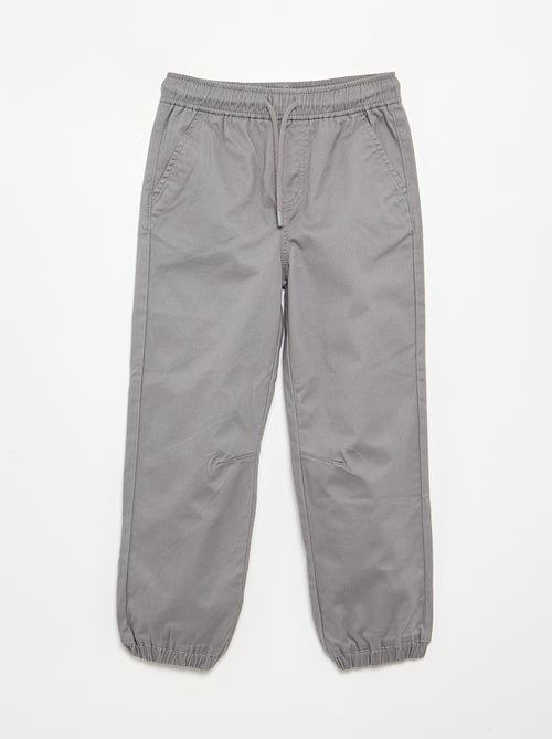 Pack de 2 pantalones de chándal de sarga - Kiabi