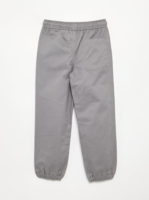 Pack de 2 pantalones de chándal de sarga - Kiabi