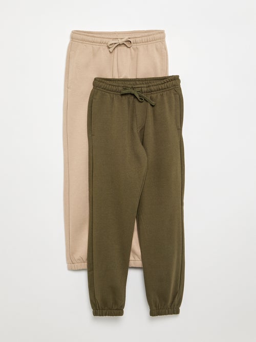 Pack de 2 pantalones de chándal - Kiabi Pack de 2 pantalones de chándal - Kiabi