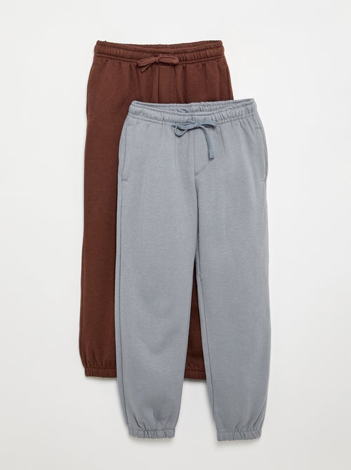 Pack de 2 pantalones de chándal - Kiabi Pack de 2 pantalones de chándal - Kiabi
